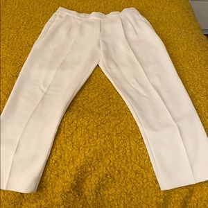 White polyester trouser from Babaton